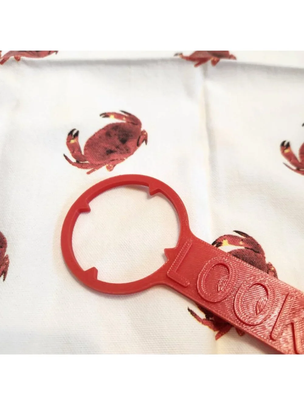 Maryland Crab Cloth Napkins by Cally & Co with Crab Rings Set Of 4 READ